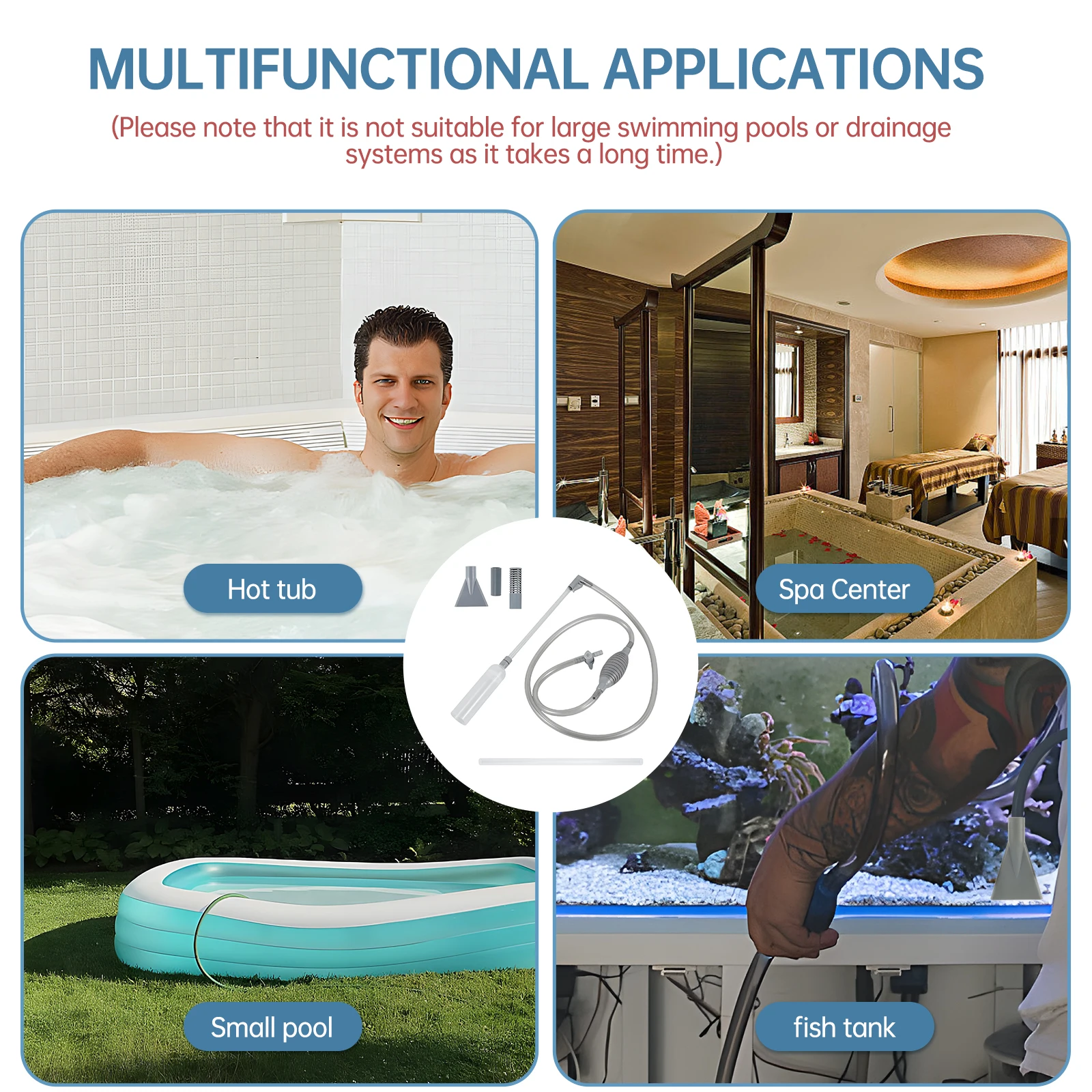 Aspirateur de bain à remous 10 - Marine Aquarium Vacuum avis et prix