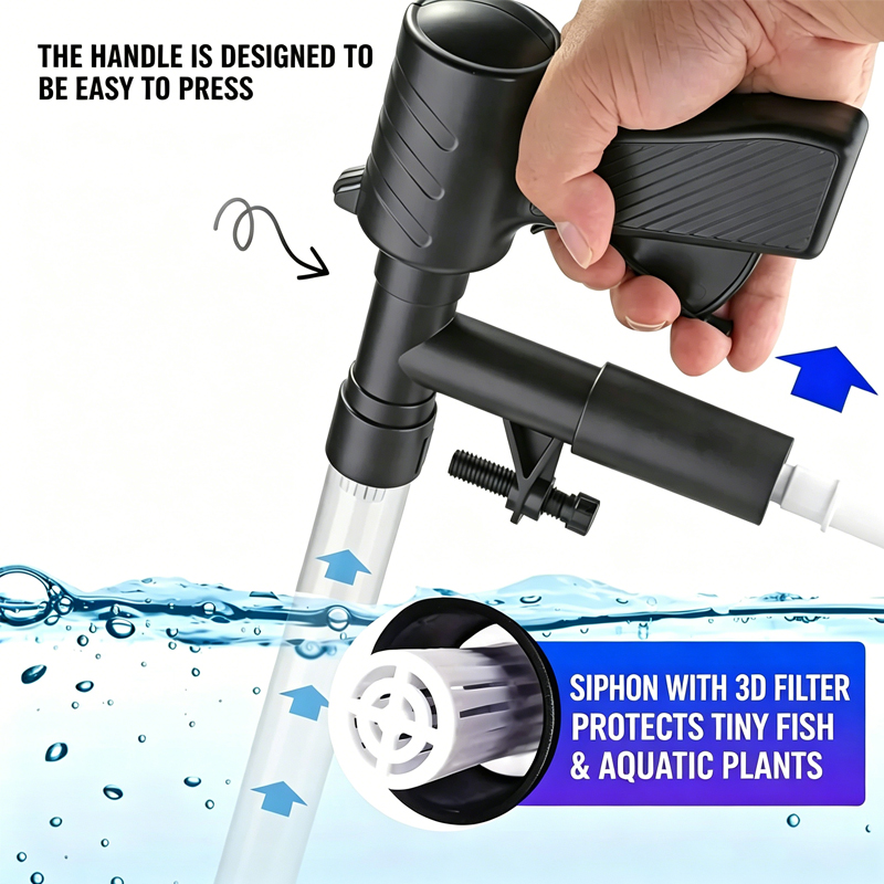 Pompe de vidange d'eau pour aq - Marine Aquarium Vacuum avis et prix