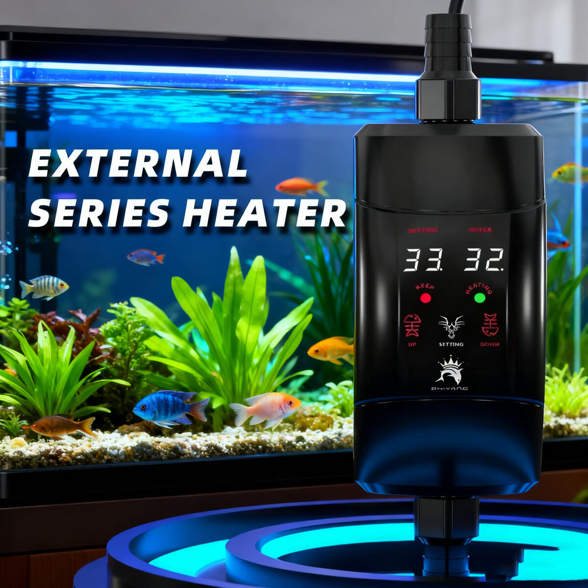 Tige chauffante externe 300W - - Marine Aquarium Chiller avis et prix